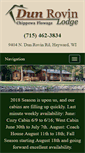 Mobile Screenshot of dunrovinlodge.com